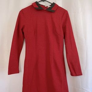 Vintage 60s/70s Style Dress in Burnt Orange